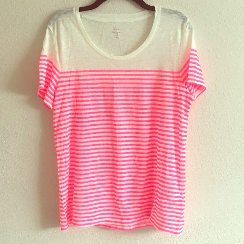 100% linen top J. Crew